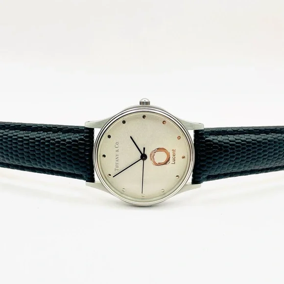 ❌SOLD❌ Tiffany And Co Lucent 33mm Swiss Made Unisex Watch - New Battery - Picture 4 of 16